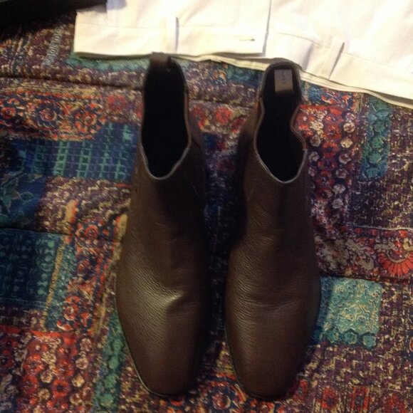 Coach Men's Brown Leather Chelsea Boots - 11.5D - New in Box - Picture 3 of 10